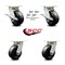 Service Caster 5 Inch Kingpinless Phenolic Wheel Caster Swivel Locks 2 Brakes SCC, 4PK SCC-KP30S520-PHR-SLB-BSL-2-BSL-2 - alternate 6